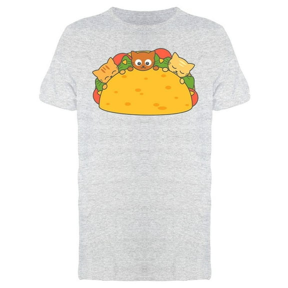 Cute Taco With Cats Tee Men's -Image by Shutterstock