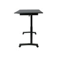 thumbnail image 3 of Rb SPACE - Bureau Assis/debout - mobile - Rectangulaire - Noir - base Noire, 3 of 5