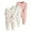 Pink, variant on HNMKIU Boys Spring Autumn Long Sleeved Footie Bodysuit Pajamas Set Toddler Three Crawling Outfit with Snap Button Closure Zip Front Soft Comfortable Elastic 3PCS Pink,9-12 Months