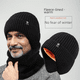 thumbnail image 1 of Gorro cálido de invierno para hombre, gorro de punto para papá de mediana edad y mayor, gorro para hombre mayor, gorro de lana grueso con protección para los oídos de terciopelo., 1 of 5