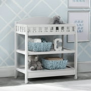 Delta Children Wilmington Changing Table with Pad, White