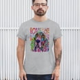 thumbnail image 3 of Tee Hunt Dean Russo Cute Love You Basset T-Shirt Colorful Dog Pet Men's Tee, Gray, Small, 3 of 5
