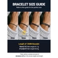 thumbnail image 4 of PROSTEEL Mens Bracelet Stainless Steel Cool Black Cuban Link Bracelet Chunky 12mm Wide 7.5inch Mens Jewelry Birthday Gift, 4 of 7