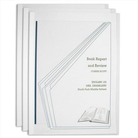 c line products 42313bndl12pk vinyl report covers with binding bars