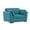 Teal, variant on Roundhill Furniture Clareen Upholstered Chair-and-a-Half, Cutler Chair, Teal