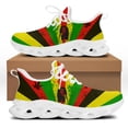 thumbnail image 1 of Zapatillas deportivas de moda para hombre con bandera de Eritrea, Jamaica, Congo y Haití, zapatos casuales con cordones, calzado ligero para caminar, zapatillas para hombre, 1 of 6
