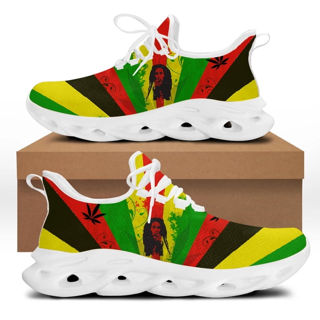 Zapatillas deportivas de moda para hombre con bandera de Eritrea, Jamaica, Congo y Haití, zapatos casuales con cordones, calzado ligero para caminar, zapatillas para hombre