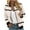 Beige, variant on PVCS Trendy Jackets for Women Cropped Bomber Jacket Button Down Coats Outerwears with Pockets M