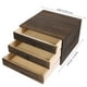 thumbnail image 2 of 1 PC Caja de almacenamiento de madera maciza Tipo de cajón retro Organizador de escritorio (3 capa), 2 of 7