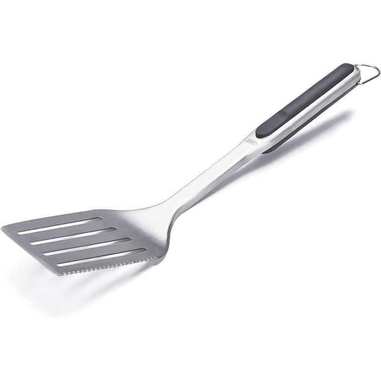 OXO Grilling Turner with Serrated Edge - Stainless Steel Spatula