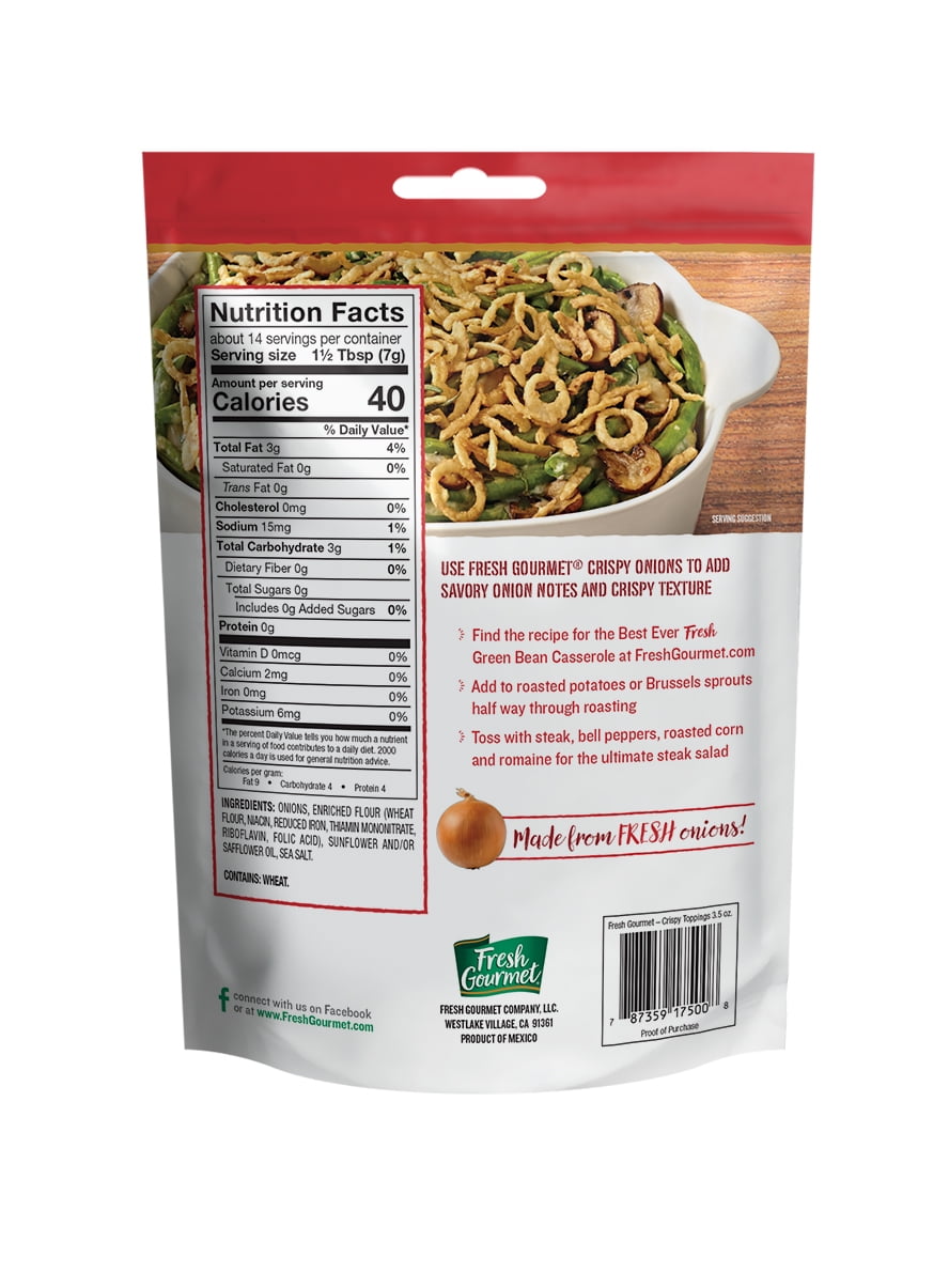 Fresh Gourmet Crispy Red Peppers, Salad Toppings, 3.5oz