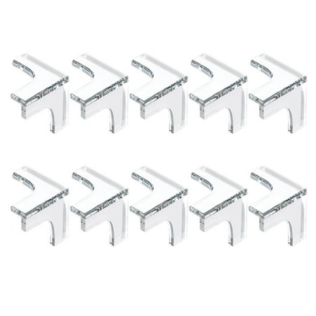 OUNONA Furniture Corner Guards with PVC Material for Home Use Transparent Color 10 Pcs