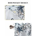thumbnail image 6 of Texas Star Country Living Room Curtains 2 Panel, Blue Farmhouse Branches Cafe Window Treatment, Farmhouse Bedroom Bathroom Kitchen Curtains Drapes 104"x45", 6 of 6