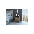 thumbnail image 2 of TUHOME Eter Nightstand  Engineered Wood Nightstands in  Brown, 2 of 9