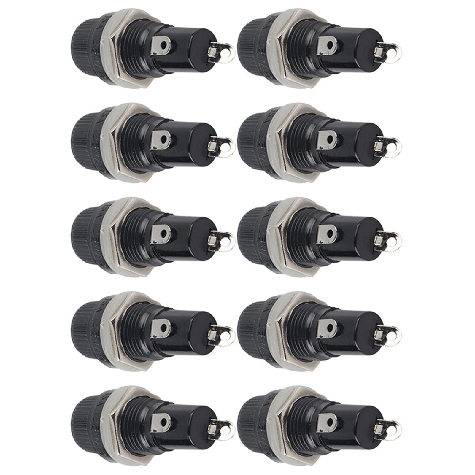 Fuse Holder, Fuse Tube Protector, 5 X 20mm Easy To Use Panel Mount Fuse