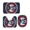 thumbnail image 4 of Juego de alfombras de baño de 3 piezas del equipo Patriots Alfombra antideslizante para baño de 31,5 x 20 pulgadas, 4 of 7