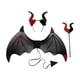 thumbnail image 2 of Fiudx Ofertas Relámpago Conjunto De Disfraz De Diablo De Halloween, Horquilla Del Diablo Y Diadema De Cuerno Del Diablo, Fiesta Para Niños, Fiesta De Disfraces De Halloween, 2 of 6