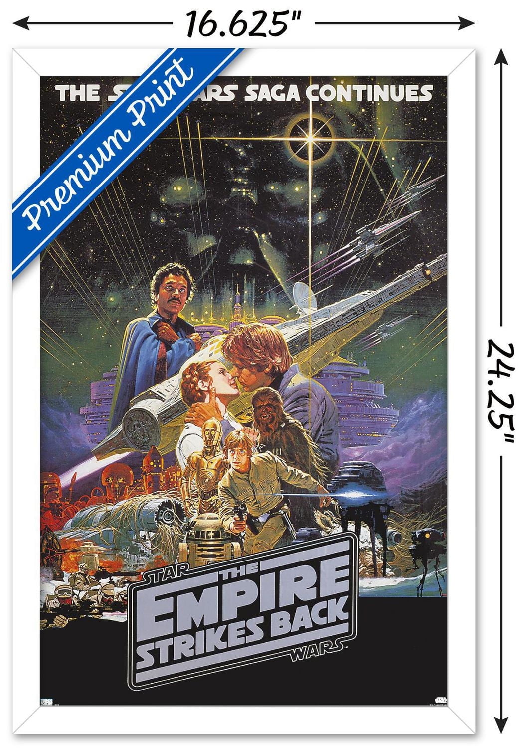 Star Wars: The Empire Strikes Back - Kiss One Sheet Wall Poster