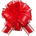 thumbnail image 1 of sxvblly 6 PCS Large Pull Bows 6 Inch Red Bows for Gift Wrapping Wedding Basket Decorated Birthday Party Christmas Gift Boxes Flower Decorations, 1 of 5