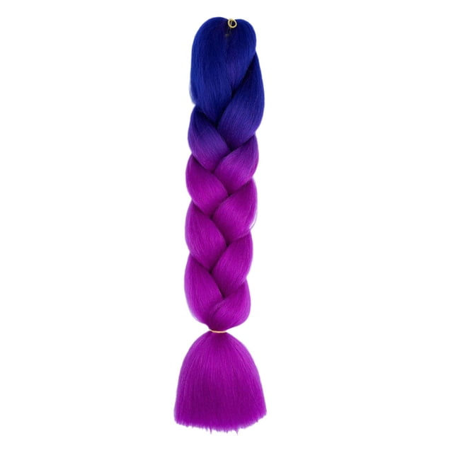 Extensiones de cabello trenzado Jumbo Salvador de ganchillo 23,62 pulgadas sintética B46