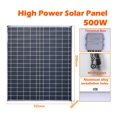 Folding solar panels 500W 12V Polycrystalline Silicon Solar Charging Panel Kit Outdoor Home Portable Charger Solar charger