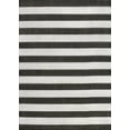 thumbnail image 2 of JONATHAN Y SANTA MONICA 8 x 10 Area Rug, Negril Two-Tone Wide Stripe - Black/Cream, SMB203C-8, 2 of 7