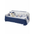 thumbnail image 2 of Coastal Navy Sofa Covers for 2-3 Cushion Couch L-Shaped Sectional, Blue Starfish Coral Nautical Striped Washable Sofa Covers Slipcover for Living Room Furniture, Couch Cover Blanket 71"x134", 2 of 9