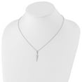 thumbnail image 3 of Primal Silver Sterling Silver Polished 0.015 Cttw Diamond Necklace, 3 of 3