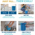 thumbnail image 3 of Ice Genie Deluxe The Original Ice Cube Maker| Holds Up to 180 Ice Cubes | Silicon Bucket | Perfect for Indoor/Outdoor Use | Bottled Beverage Cooler | Dishwasher Safe & Bpa-Free | Ice Tongs Included, 3 of 3