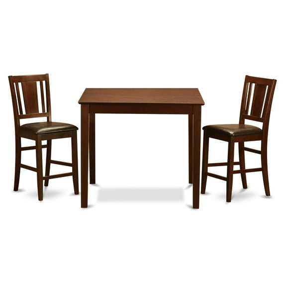 3 Pc Counter height Table set-Table and 2 counter height Chairs