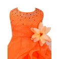 thumbnail image 4 of CHICTRY Infant Baby Girls Baptism Dress Shiny Rhinestone Organza Tutu Princess Dress,Sizes 3M-3T, 4 of 6