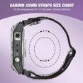 thumbnail image 4 of KBYKO Elastic Watch Band Compatible with Garmin Fenix 5/Fenix 6/Fenix 7/Fenix 8/Fenix E 47mm, 22mm Quickfit Woven Wristband Strap for Fenix 7 Pro/6 Pro/5 Plus/Approach S60/S62, 4 of 7