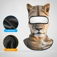 thumbnail image 4 of BKER 3D Cat Animal Ice Silk Ski Ride Face With Ears For Outdoor Activities Like Music Festivals Rave Parties Skiing Halloween Parties, 4 of 4