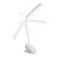 thumbnail image 2 of Lámpara de noche regulable sin niveles, lámpara de lectura flexible con clip, portátil, con cuello de cisne, protección ocular, luz de escritorio LED (blanca), 2 of 6