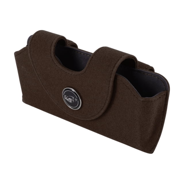 Estuche para Gafas de Sol para Coche Unique Bargains con Soporte Magnético Universal para Parasoles de Coche Ante Marrón Oscuro 17.5x8cm 1 Pcs