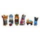 thumbnail image 3 of 6 figuras de gato, esculturas de resina, estatuas decorativas creativas de gato, adorno de escritorio para sala de estar, oficina, estantería,, 3 of 9