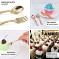 thumbnail image 4 of Efavormart 24 Pack 4" Gold Plastic Fork Plastic Silverware Salad Fork Gold Cake Fork, 4 of 11