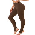 thumbnail image 4 of Pantalon d'Étrier de Yoga de Gym pour Femmes, Uni, Doux, à Taille Élastique, 4 of 6