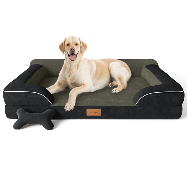Cama para Perro CWAWZ Jumbo Ortopédica con Gel Refrescante 114x89 cm