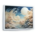 thumbnail image 2 of Designart "Clouds Celestial horizon IV" Landscapes Floater Framed Canvas Wall Art, 2 of 7