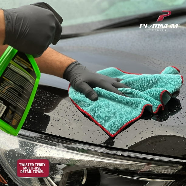 Platinum Series Complete Microfiber Car Wash Kit, 7 Piece