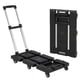 thumbnail image 1 of Yeshouse Carretilla plegable, carretilla de mano resistente con capacidad de carga de 80 kg, base de acero y asa ajustable, carrito plegable multiusos con ruedas para mudanzas, compras y viajes, 1 of 6