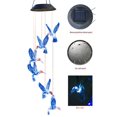 thumbnail image 1 of Lámpara de carillón de viento solar luces colgantes de colibrí que cambian de Color decoración de jardín JShteea  Para estrenar, 1 of 9