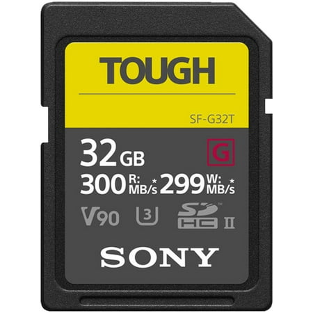 UPC: 0027242908314 | Sony Sf-g Series Tough Sf-g32t – Flash Memory Card – 32 Gb – Video Class V90 / Uhs-ii U3 / Class10 – Sdhc Uhs-ii