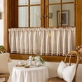thumbnail image 5 of EGNMCR Home Decor Romantic Printed CurtainKitchen Curtain Cute Spring And Summer Bright And Colorful Kitchen Decoration Short Translucent Retros Coffee Shop Curtain 100x60cm Polyester curtains, 5 of 5