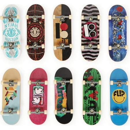 Tech Deck DLX Pro 10-Pack of Collectible Fingerboards, For Skate Lovers Age 6 and up