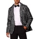 thumbnail image 1 of BLAZERS DE PUNTOS POLKA CHIC INSPIRADORES PARA HOMBRES, AJUSTE SLIM, CHAQUETA DE NEGOCIO DE UN BOTÓN XL NEGRO, 1 of 6