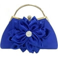 thumbnail image 1 of LHSHID Pochettes pour Femmes Rétro Fleur Sac à Main de Soirée Scintillant Strass Sac à Main à Poignée Supérieure Gatsby Sac Cartable, 1 of 8
