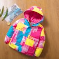 thumbnail image 2 of Edvintorg Kids Baby Girls Boys Winter Jacket Children's Ski Print Coats for Boys Girls Thick Waterproof Hooded Coats 1-6 Years Cotton Children Outerwear with Zipper, 2 of 5