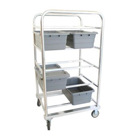Prairie View HDLUGDB10 Heavy Duty Aluminum 10 Lug Carts- 57 x 27.5 x 31.25 in.